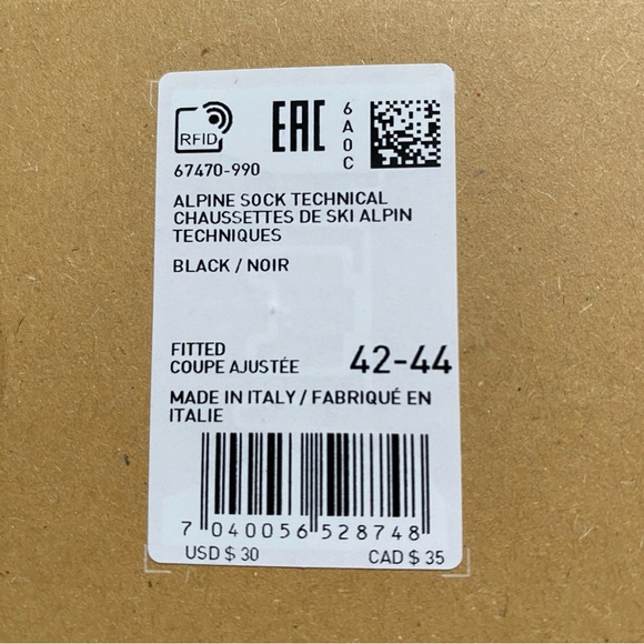 NWT Helly Hansen Black Athletic Performance Socks - Picture 8 of 8